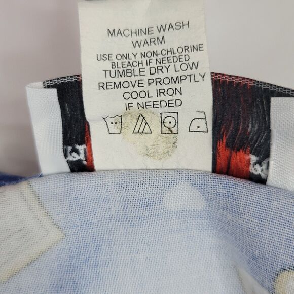 Friends of the Heart Scrubs top V neck nurse bears blue size small - Picture 5 of 7